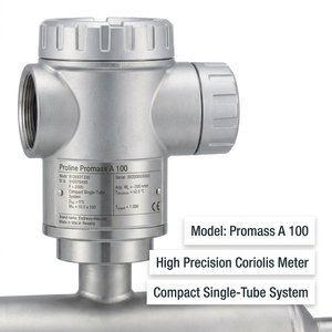 Débitmètre Coriolis Proline Promass A100 8A1B 100% neuf et original, construction en acier inoxydable, haute qualité, prix bas, prêt à être expédié - Product Image 4