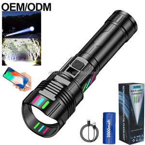 Đèn pin 26650 công suất cao 30W Đèn pin LED có thể sạc lại Đèn pin LED tầm xa 300 mét thực sự 1500 <span class=keywords><strong>Lumen</strong></span> không thấm nước - Product Image 1