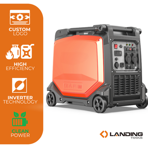 Generador Inverter de Gasolina Silencioso de 5.5kW, 223cc, Tanque de 11L, Arranque Eléctrico, Respaldo Eléctrico para el Hogar, Camping y Caravanas - Product Image 2