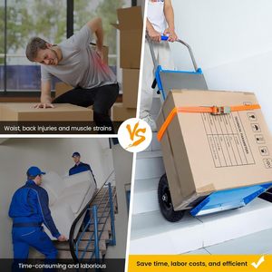 Batterie électrique personnalisée OEM 120kg chariot grimpeur d'escalier pour chariots à main et chariots avec structure de plate-forme d'escalade de chariot - Product Image 4