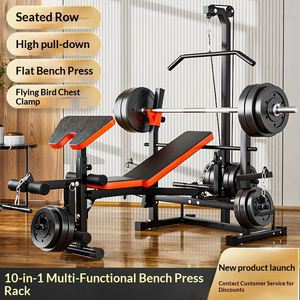 FRS Foldable Adjustable <strong>Weight</strong> <strong>Bench</strong> Gym Fitness <strong>Sets</strong> with Leg Developer Full Body Workout Gym Equipment - Product Image 2