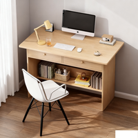 Bureau d'ordinateur simple pour la maison avec tiroir verrouillable pour l'étude et l'écriture des étudiants, idéal pour la chambre à coucher