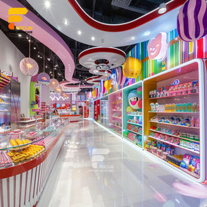 Diseño de tienda de dulces Mostrador de exhibición de <span class=keywords><strong>chocolate</strong></span> Mostrador de exhibición de dulces Estante de exhibición de <span class=keywords><strong>chocolate</strong></span> Estantes para tienda de dulces - Product Image 2