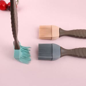 Nouvel ensemble de 3 pinceaux à huile en silicone écologiques personnalisés, résistants à la chaleur, pour cuisine et barbecue - Product Image 2