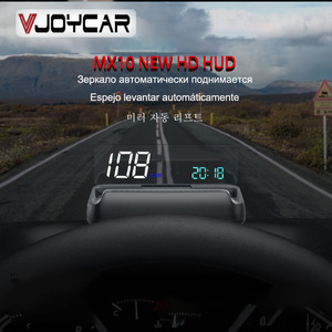 Oversea — VJOYCAR OBD2 afficheur numérique réfléchissant pour voiture, haute qualité, MX10 HD, miroir automatique sur la vitesse, alarme - Product Image 2