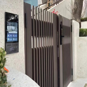 בטוח קל לשמור על שער כניסה חשמלי לגינות בנייה אתרים התקנה חדשה אלומיניום שלט רחוק - Product Image 6