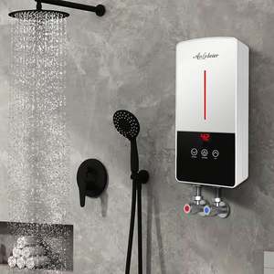 Seguridad del hotel 3,5-5KW Calentador de agua eléctrico instantáneo con fugas inteligentes y protección contra quemaduras en seco sin tanque de agua fácil de instalar - Product Image 1