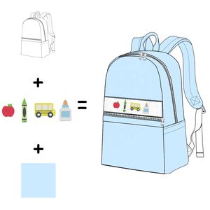 <span class=keywords><strong>Sacco</strong></span> a pelo per <span class=keywords><strong>asilo</strong></span> con design Smocked con nome personalizzato per bambini in età prescolare/<span class=keywords><strong>asilo</strong></span> nido - Product Image 3