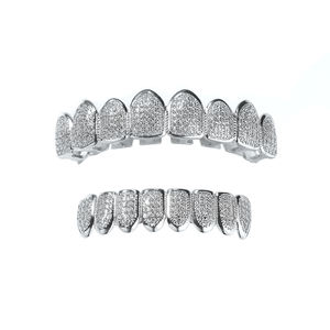 <span class=keywords><strong>Grillz</strong></span> per i denti Hip Hop gioielli oro <span class=keywords><strong>Grillz</strong></span> decorazione del corpo di Halloween gioielli denti in ottone zircone gioielli Set - Product Image 2