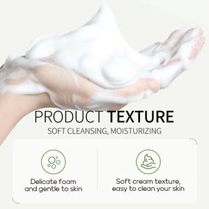 Espuma Limpiadora Facial Hidratante y Calmante con Ácido Salicílico, Espuma Facial Simple de Limpieza Profunda - Product Image 4