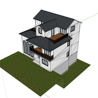 Casa Prefabricada de 3 Pisos con Estructura de Acero Ligero, Sistema SIP, Interior Personalizado, Aislada, Eficiente en Energía, Kits de Construcción de Viviendas Familiares de Lujo