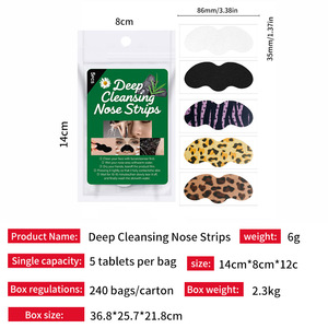 แผ่นแปะจมูกที่ขัดผิวด้วยถ่านแม่เหล็กแบบดั้งเดิมแผ่นทำความสะอาดรูขุมขนไฮโดรคอลลอยด์ทำความสะอาดล้ำลึก - Product Image 6