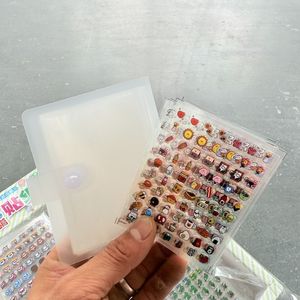 25 autocollants par paquet, organisateur de rubans adhésifs Xiao Bi Ga, mini-planificateur créatif, autocollants <span class=keywords><strong>pour</strong></span> ongles, matériel décoratif DIY, livre d'autocollants - Product Image 2