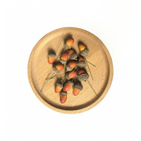 Petites écorces d'acornes artificielles en mousse, noisettes, accessoires de Noël DIY, cônes de pin naturels, décorations de châtaignes
