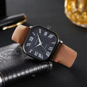 Nouvelle mode populaire carré femmes montre ceinture échelle romaine Antique Quartz polyvalent dames montre en gros - Product Image 1