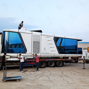 Capsule spatiale mobile sur skid pour sites touristiques, hôtel haut de gamme mobile, espace de détente touristique, pour la planification du tourisme agricole et les circuits thématiques - Product Image 2