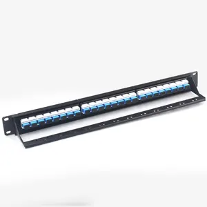 Hot Sale SC LC Patch Panel 24 Port Metall Patch Panel Daten übertragung SC LC Glasfaser Patch Panel