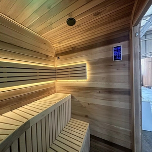 Sauna exterior para 8 personas, seca y húmeda, con accesorios. - Product Image 6