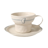 Service de table en grès et porcelaine de style japonais, peint à la main, finition mate, motif oiseaux à double ligne, sous glaçure, JY3002, pour usage domestique