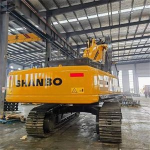 รถขุดตีนตะขาบ Shanbo 50 ตัน รุ่น SH520 PC520 พร้อมหัวขุดเหล็ก 50000 กก. เครื่องยนต์คัมมินส์ น้ำหนักใช้งาน 35 ตัน พร้อมเกียร์ - Product Image 4
