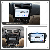 Vente directe 9 pouces Matten noir voiture Navigation Android cadre Radio panneau voiture DVD cadre pour Wuling Zhengcheng 2015-2018