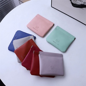 Thời Trang Mini Purse Túi Du Lịch Trang Sức Trang Điểm Trường Hợp Túi Son Môi Phong Cách Mới Sang Trọng Nổi Logo PU Nhỏ Di Động PU Da - Product Image 3