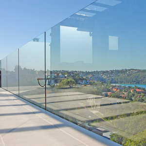 Solido U-Channel Base Frameless sistema di recinzione in vetro <span class=keywords><strong>per</strong></span> esterni/parete in acciaio inox corrimano Base metallica <span class=keywords><strong>per</strong></span> balcone - Product Image 2
