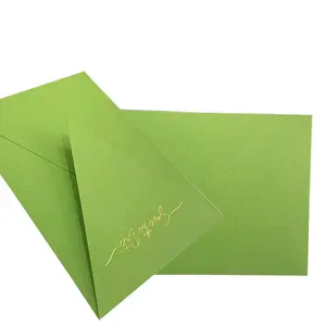 Оптовая продажа, высококачественный роскошный хлопковый бумажный конверт для писем, приглашений