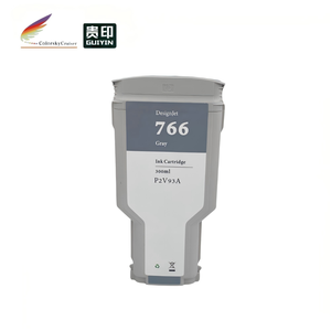 Cartouche d'encre pigmentée remanufacturée 300 ml avec puce pour traceur industriel HP 766 DesignJet XL 3600 <span class=keywords><strong>T3600</strong></span> - Product Image 5