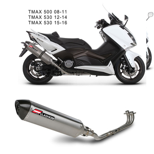 Sistema Completo de Escape para Motocicleta, Silenciador de 57CM, Deslizable para <span class=keywords><strong>YAMAHA</strong></span> TMAX T-<span class=keywords><strong>MAX</strong></span> 500 530 TMAX530 TMAX500 - Product Image 2