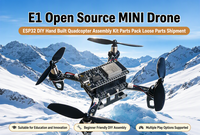 Kits DIY de mini-drone ESP32, contrôleur de vol quadricoptère open source, carte programmable, robotique, éducation STEM, ensemble de pièces d'assemblage