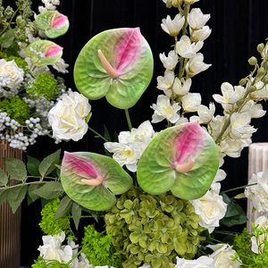Sunwedding <span class=keywords><strong>Bouquet</strong></span> de fleurs blanches et vertes de style moderne Boule de roses artificielles réaliste prise en charge par les marques de mariée de luxe - Product Image 3