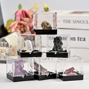 Caja de Exhibición al por Mayor para Cristales Naturales, Gemas en Bruto y Pulidas para Decoración - Product Image 4