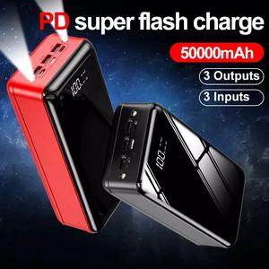 Banque d'alimentation 2025 50000mAh <span class=keywords><strong>Chargeur</strong></span> portable Lumière LED Banque d'alimentation 50000mAh Batterie <span class=keywords><strong>externe</strong></span> pour iPhone Xiaomi Samsung <span class=keywords><strong>Huawei</strong></span> Batterie - Product Image 6