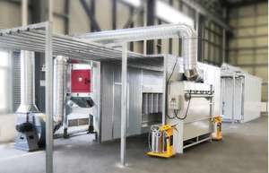 Cabina de pintura en aerosol de rueda de recubrimiento de polvo lectrostático para llanta de rueda/muebles de acero - Product Image 6