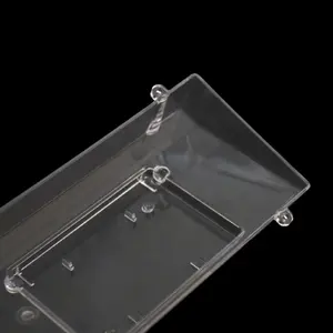 Custom Plastic Molded Parts Clear PC PE Plastic Injection Molding Transparent Parts Electronics Accessories Container