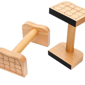 Wooden Push-Up <b>Bar</b> Parallel <b>Bars</b> For Home Fitness Exercise Equipment <b>Portable</b> Wooden Stand - Product Image 5