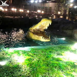 <span class=keywords><strong>Cocodrilo</strong></span> Animatronic a prueba de agua de tamaño natural, gran <span class=keywords><strong>Robot</strong></span>, escultura de <span class=keywords><strong>cocodrilo</strong></span> Animal para centros comerciales, casas de juegos, Parque salvaje, jungla - Product Image 2