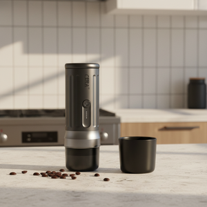 Machine à expresso portable - la taille d'une paume permettant aux employés de bureau de profiter également de la liberté du café - Product Image 3