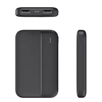 Cadeau d'affaires ensemble Power Bank 5000 mah nouveau Design Power Banks quatre interfaces Portable produit Mini portefeuille Powerbank 5000 mah