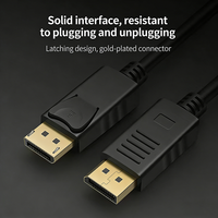 Câble DisplayPort 1.2V 4K HDR 60Hz, adaptateur DisplayPort mâle-mâle, câble DP vers DP pour vidéo, PC, ordinateur portable, téléviseur