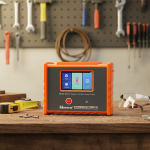 Testeur de résistance de transformateur MOEORW, portable, rechargeable, avec batterie au lithium, stockage de 500 groupes de données, décharge automatique - Product Image 4