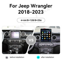 ZWNAV 12.1 pouces Android autoradio GPS DSP universel pour Android Jeep Wrangler 2018-2023 voiture multimédia Autoradio unité principale