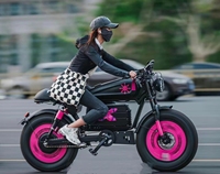 Himoto Black Warrior Ebike 3000w E Dirt Bike Adulte Haute Vitesse Électrique Chopper Pit Bike Moto Gros Pneu Vélo pour Adultes