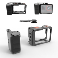 Kit de poignée de fixation pour caméra d'action Insta360 Ace Pro2/Ace Pro/Ace, en aluminium léger et durable, usiné CNC, pour une prise en main optimale