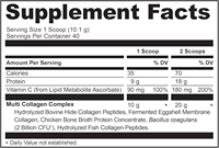 Poudre de peptides de collagène hydrolysé multi-sources OEM Nutrition, complément sans saveur