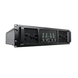 YLW-7 Suara Audio Profesional DJ Kelas AB Amplifier Kualitas Tinggi H 4 Saluran 1100 Watt untuk Pengeras Suara Karaoke Subwoofer