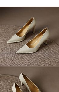 Zapatos de Tacón Alto para Mujer, Color Sólido, Punta Puntiaguda, Elegantes y Sexys, Venta Caliente de Fábrica - Product Image 6