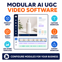 Logiciel de génération de vidéos publicitaires personnalisées pour produits UGC basées sur des photos de produits