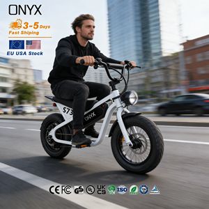 Vélo électrique tout-terrain puissant ONYX Mini Ebike Fatbike S73 avec cadre en aluminium léger et moteur sans balais longue portée - Product Image 1